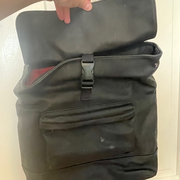 Limited Edition "HUNTER for Target" Black Backpack w/ Red Interior! A few flaws - Picture 3 of 14